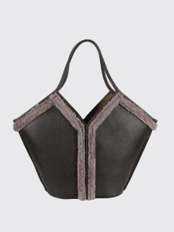 Borsa Calella Hereu in camoscio e pelle