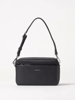 Borsa Calvin Klein in pelle sintetica con monogram goffrato