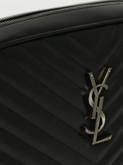 Borsa Camera Bag Lou Saint Laurent in nappa trapuntata chevron