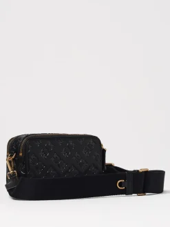 Borsa Camera Pinko in pelle con logo goffrato