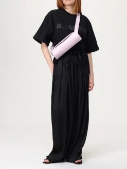 Borsa Cannolo Jil Sander in pelle palmellata