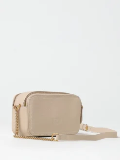 Borsa Carrie Camera Case Pinko in pelle a grana