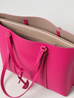 Borsa Carrie Tote Pinko in pelle a grana