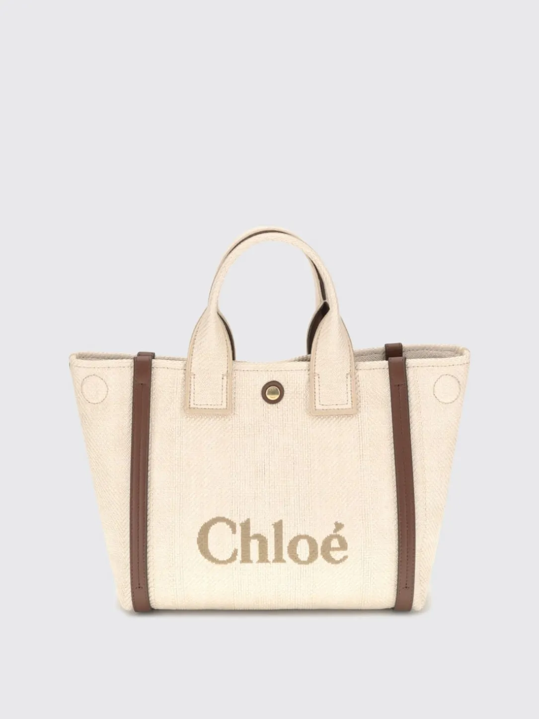 Borsa Carry Small Chloé in canvas