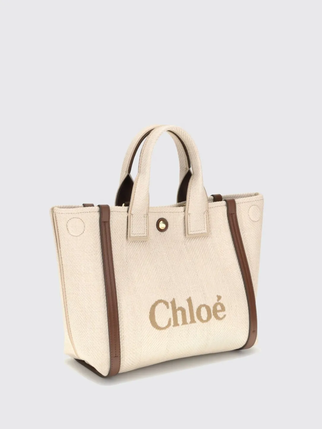Borsa Carry Small Chloé in canvas