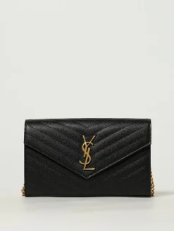 Borsa Cassandre Saint Laurent in grain de poudre trapuntata chevron