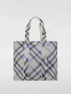 Borsa Check Burberry in nylon jacquard