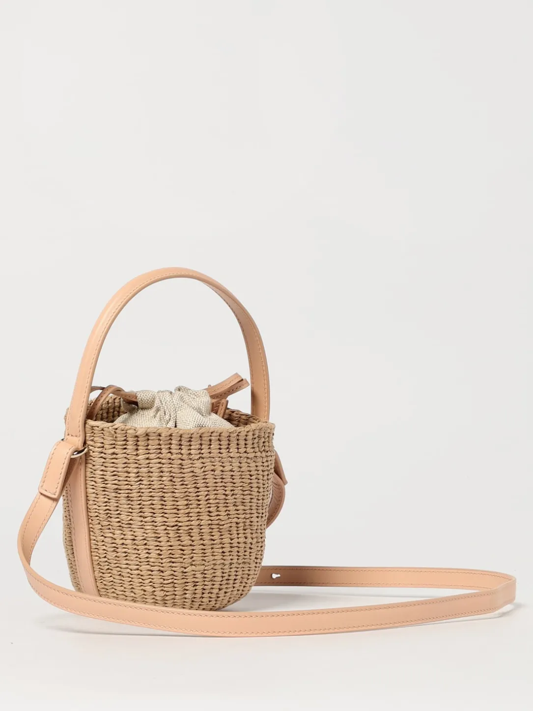 Borsa Chloè in rafia e pelle