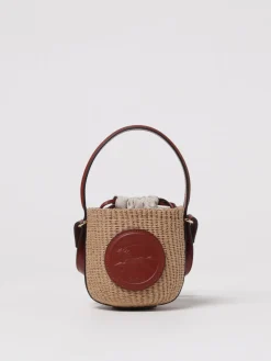 Borsa Chloè in rafia e pelle