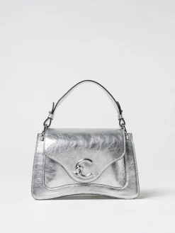 Borsa C-Me Coccinelle in pelle laminata a grana naturale