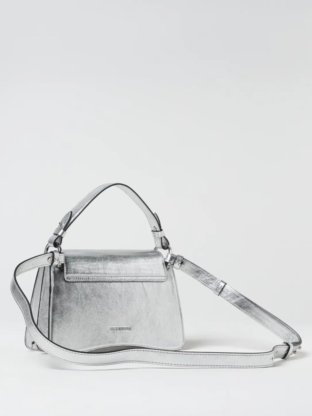 Borsa C-Me Coccinelle in pelle laminata a grana naturale