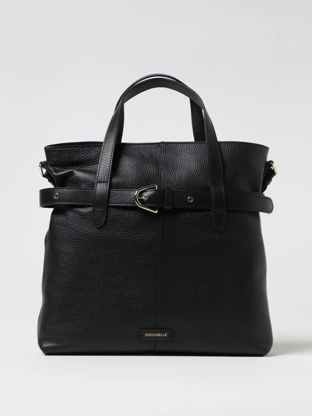 Borsa Coccinelle in pelle a grana con cintura