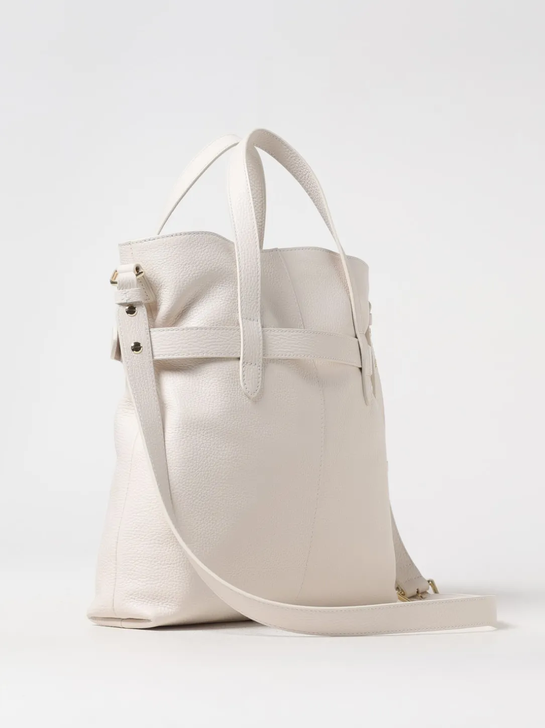 Borsa Coccinelle in pelle a grana con cintura