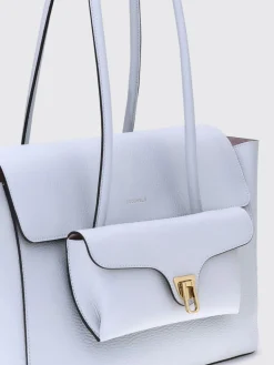 Borsa Double Beat Coccinelle in pelle a grana