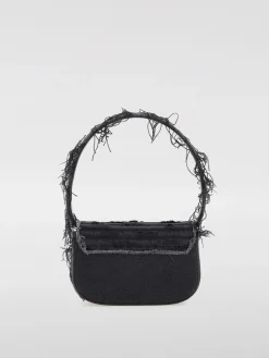 Borsa 1DR Diesel in denim sfrangiato