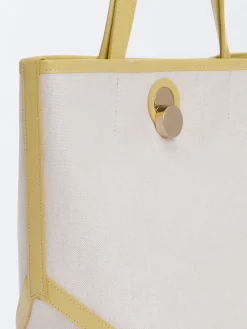 Borsa Eclissi Media Fabiana Filippi in canvas e pelle