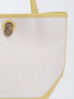 Borsa Eclissi Media Fabiana Filippi in canvas e pelle