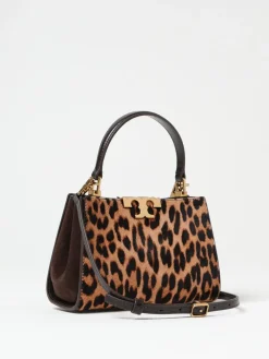 Borsa Eleanor Mini Tory Burch in pelle e cavallino animalier