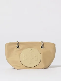 Borsa Ella Small Tory Burch in nylon riciclato e pelle bio-based