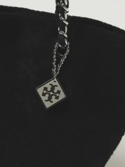 Borsa Ella Terry Tory Burch in spugna con monogram jacquard