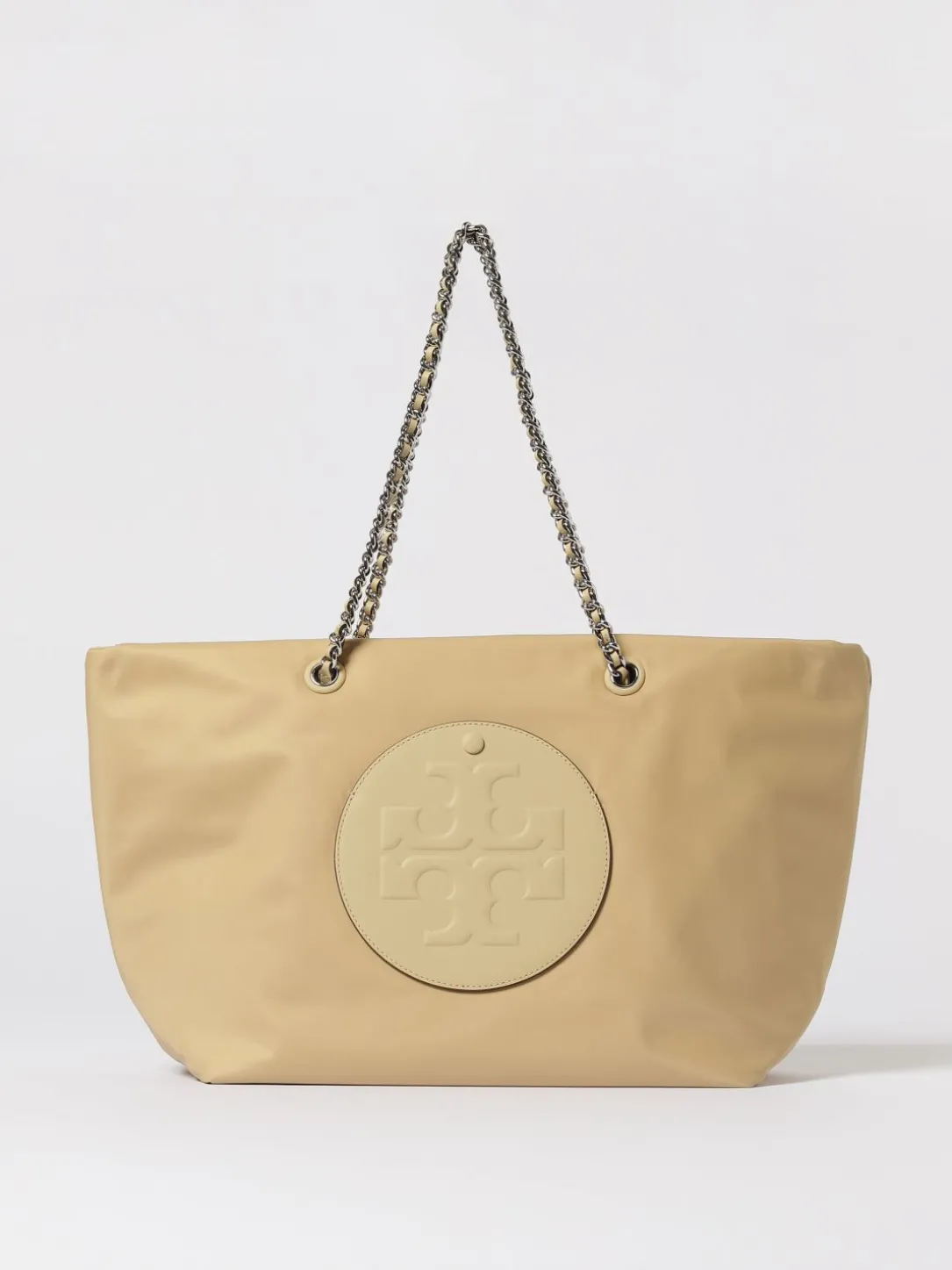 Borsa Ella Tory Burch in nylon riciclato e pelle bio-based