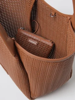 Borsa Emporio Armani in pelle sintetica intrecciata