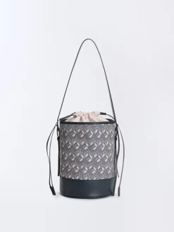 Borsa Fabiana Filippi in cavas jacquard e pelle