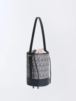 Borsa Fabiana Filippi in cavas jacquard e pelle