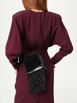 Borsa Falabella Micro edizione limitata Stella McCartney con frange e paillettes