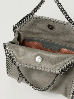Borsa Falabella Micro Stella McCartney in camoscio sintetico cracklè