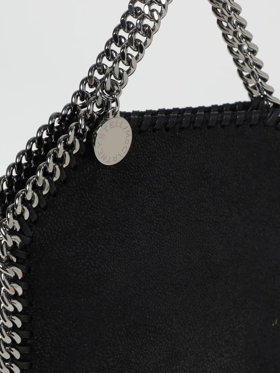 Borsa Falabella Micro Stella McCartney in camoscio sintetico cracklè