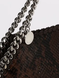 Borsa Falabella Mini Stella McCartney in pelle sintetica stampa pitone