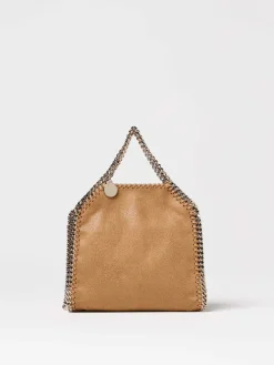 Borsa Falabella Mini Stella McCartney in camoscio sintetico cracklè