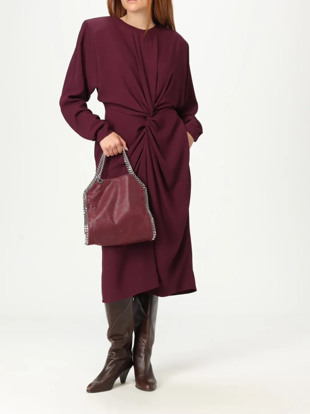 Borsa Falabella Stella McCartney in camoscio sintetico cracklè