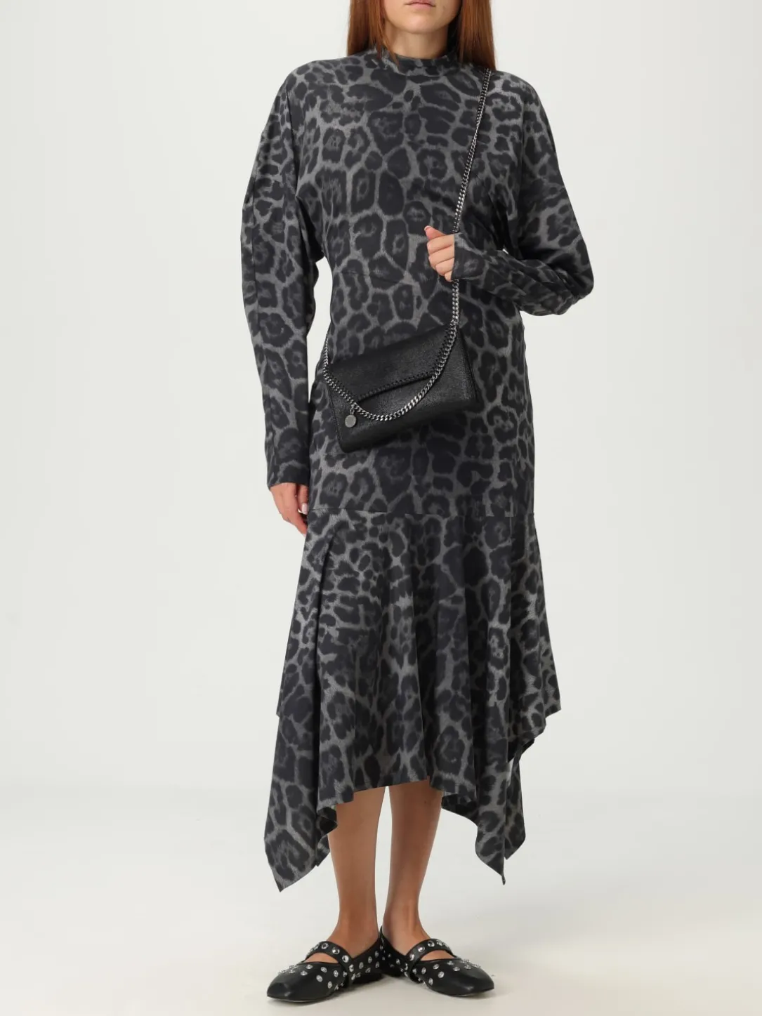 Borsa Falabella Stella McCartney in camoscio sintetico cracklè