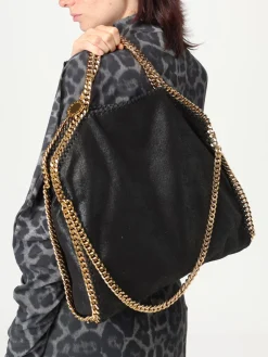 Borsa Falabella Stella McCartney in camoscio sintetico cracklè