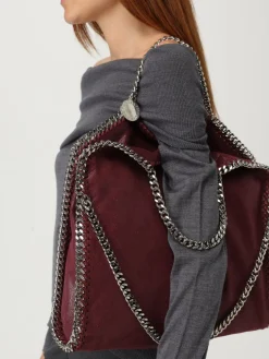 Borsa Falabella Stella McCartney in camoscio sintetico cracklè