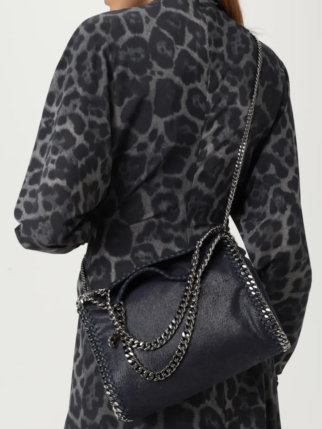 Borsa Falabella Stella McCartney in camoscio sintetico cracklè