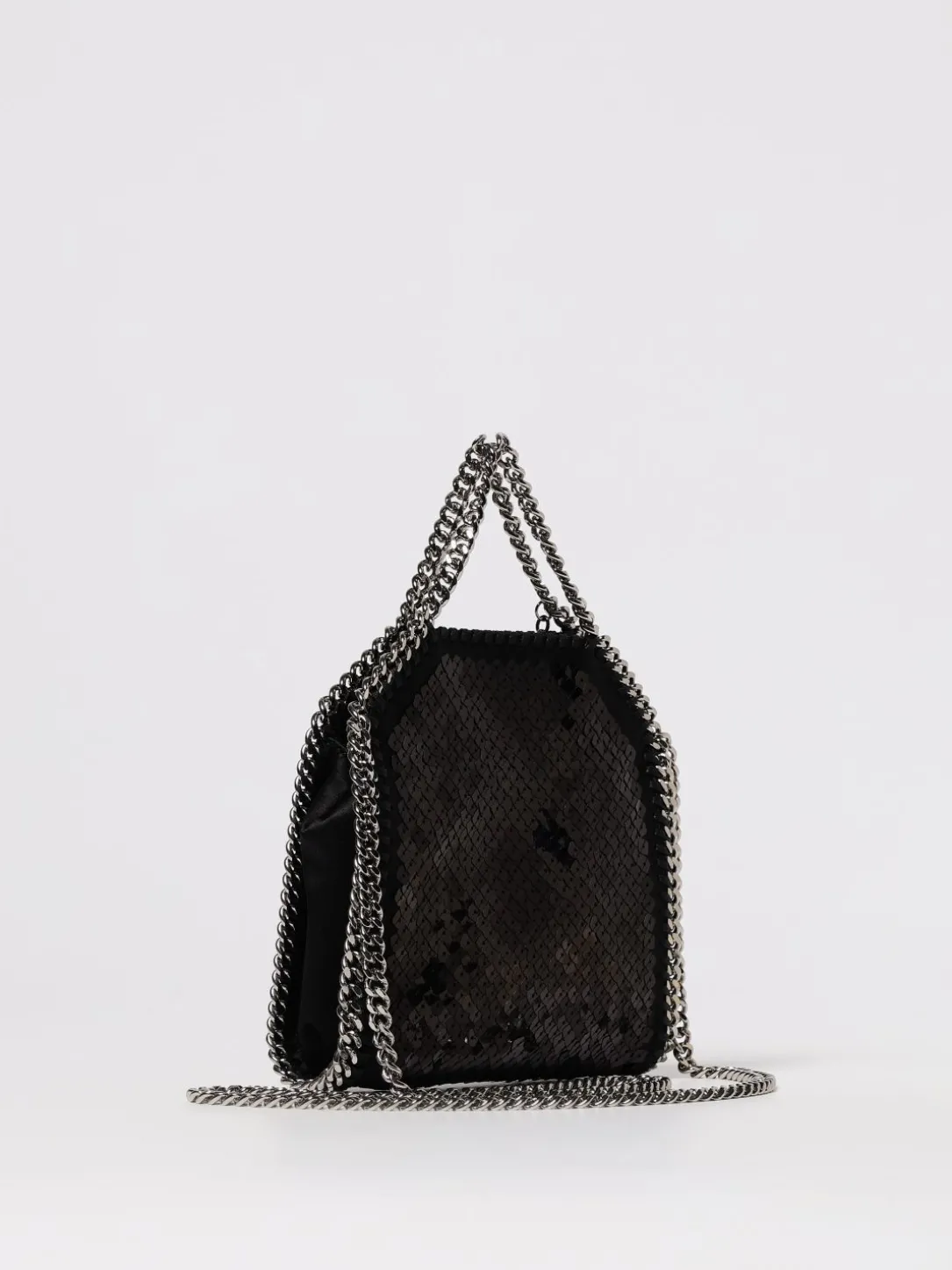 Borsa Falabella Stella McCartney in pelle sintetica con paillettes ricamate