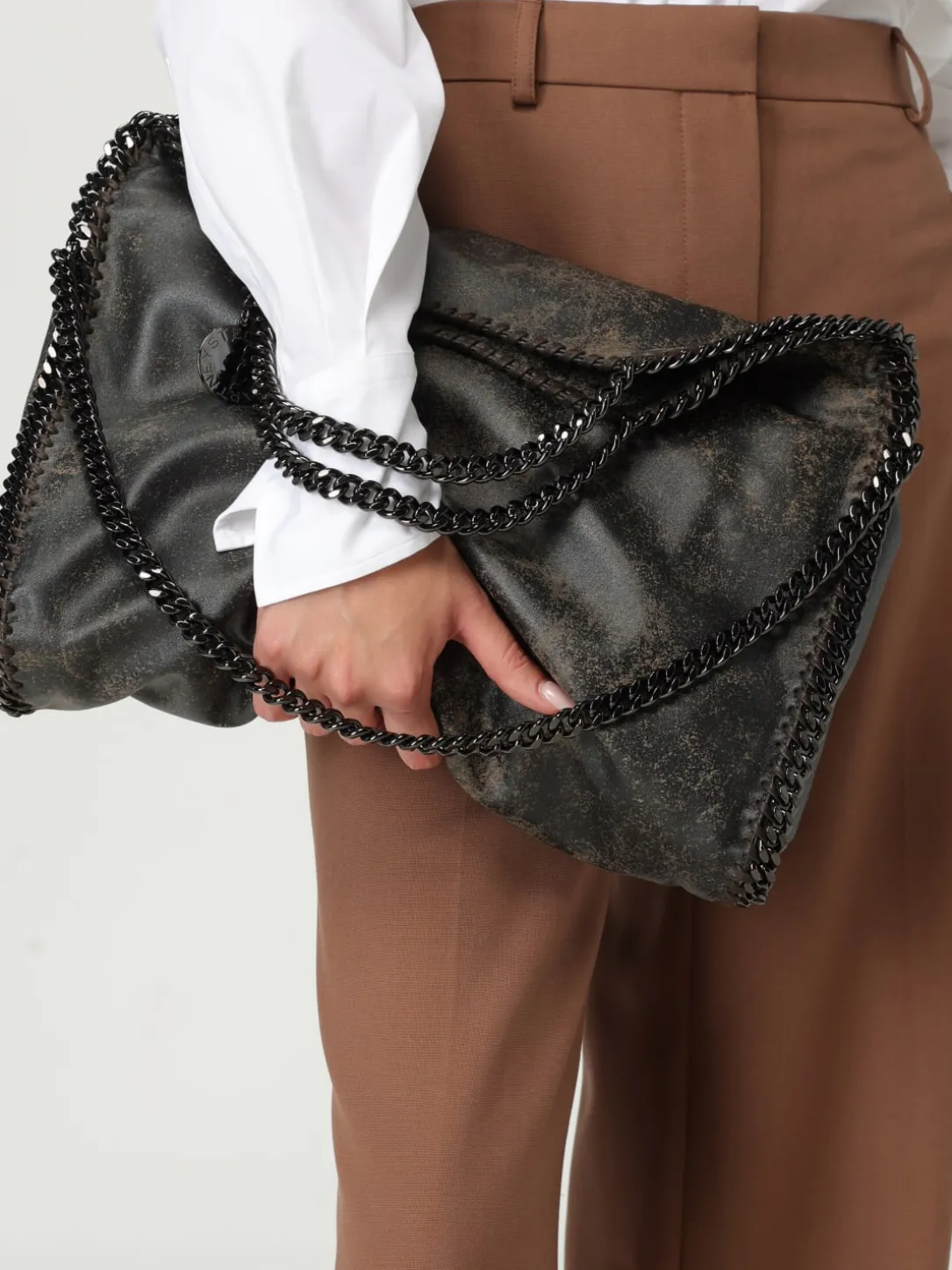 Borsa Falabella Stella McCartney in pelle sintetica effetto invecchiato