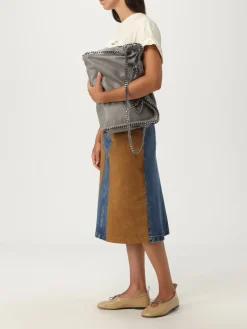 Borsa Falabella Stella McCartney in camoscio sintetico cracklè