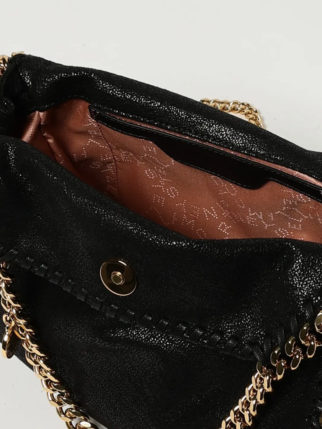 Borsa Falabella Stella McCartney in camoscio sintetico cracklè