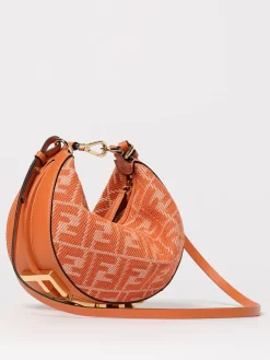 Borsa Fendigraphy Mini Fendi in canvas jacquard e pelle