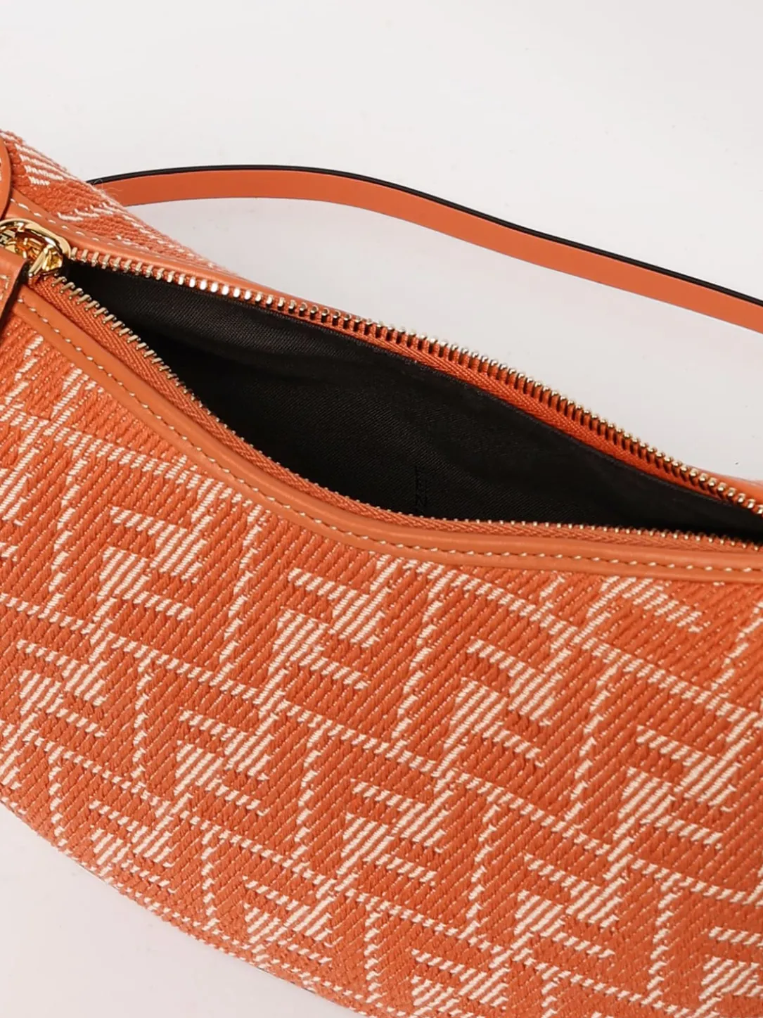 Borsa Fendigraphy Mini Fendi in canvas jacquard e pelle