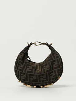 Borsa Fendigraphy Mini Fendi in tessuto con monogram FF jacquard