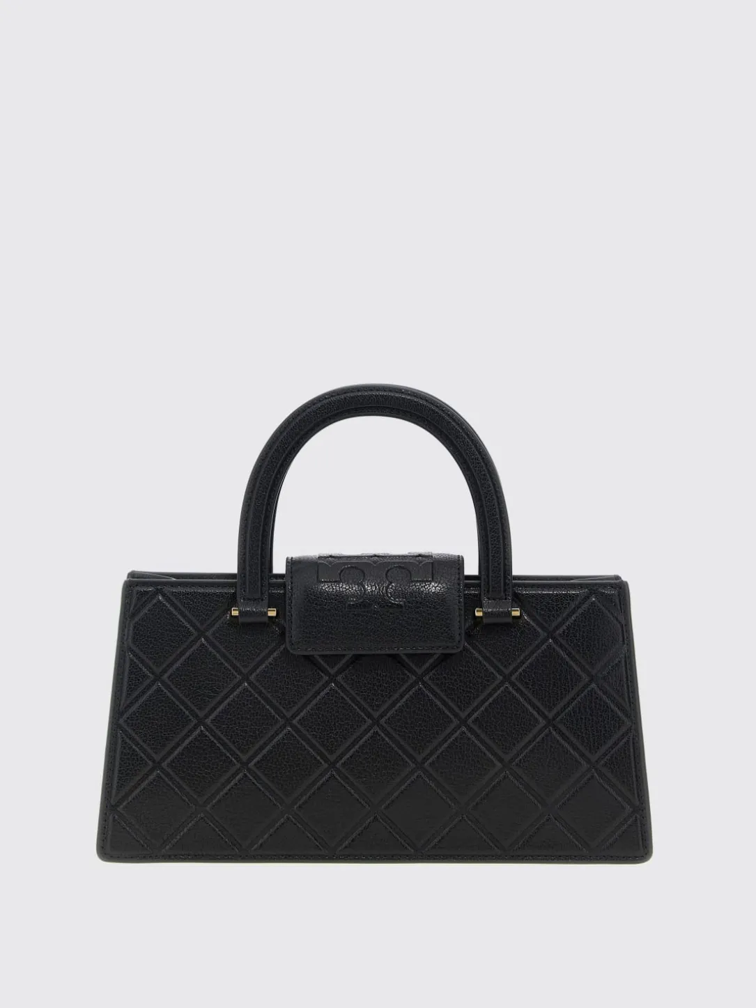 Borsa Fleming East-West Tory Burch in pelle a grana diamantata