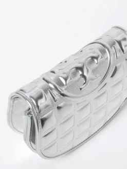 Borsa Fleming Tory Burch in vernice laminata matelassè