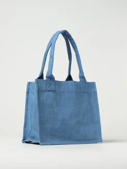 Borsa Ganni in cotone con logo