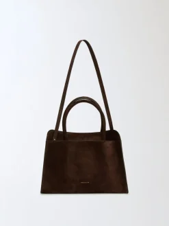 Borsa Handbag grande in camoscio Fabiana Filippi