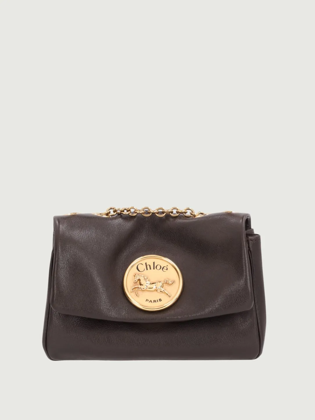 Borsa Heritage Chloé in pelle a grana